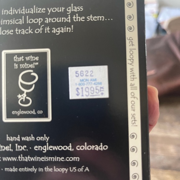 Wine charms - new in box - Picture 3 of 3